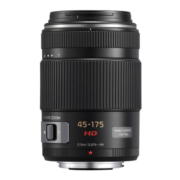 Panasonic Lumix G X Vario Power Zoom 45-175mm f/4.0-5.6 ASPH Lens (Black)