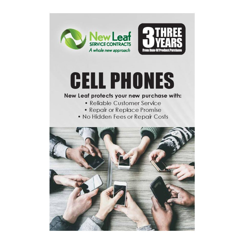 New Leaf 3-Year Cell Phones Service Plan for Products Retailing Under $250