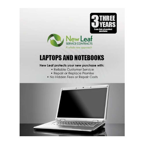 New Leaf 3-Year Laptops/Notebooks Service Plan for Products Retailing Under $1000