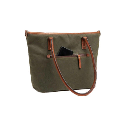 ONA Camera Bag Capri II Tote (Olive Waxed Canvas)