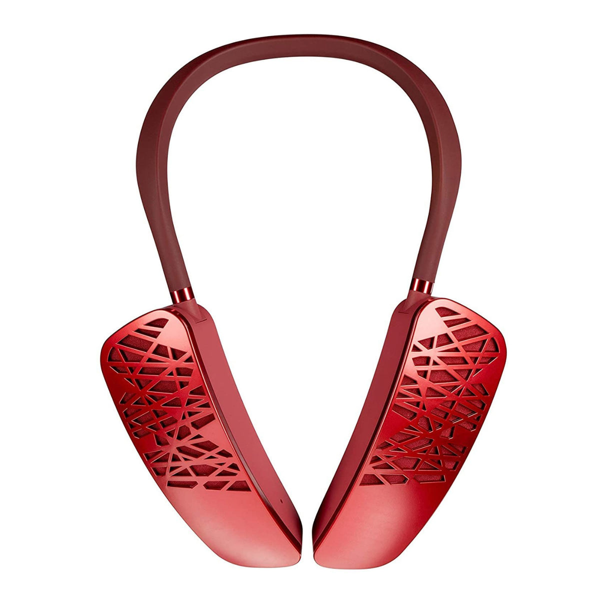Cleer Halo Wireless Bluetooth Wearable Neck Speaker with Google Assistant (Red)
