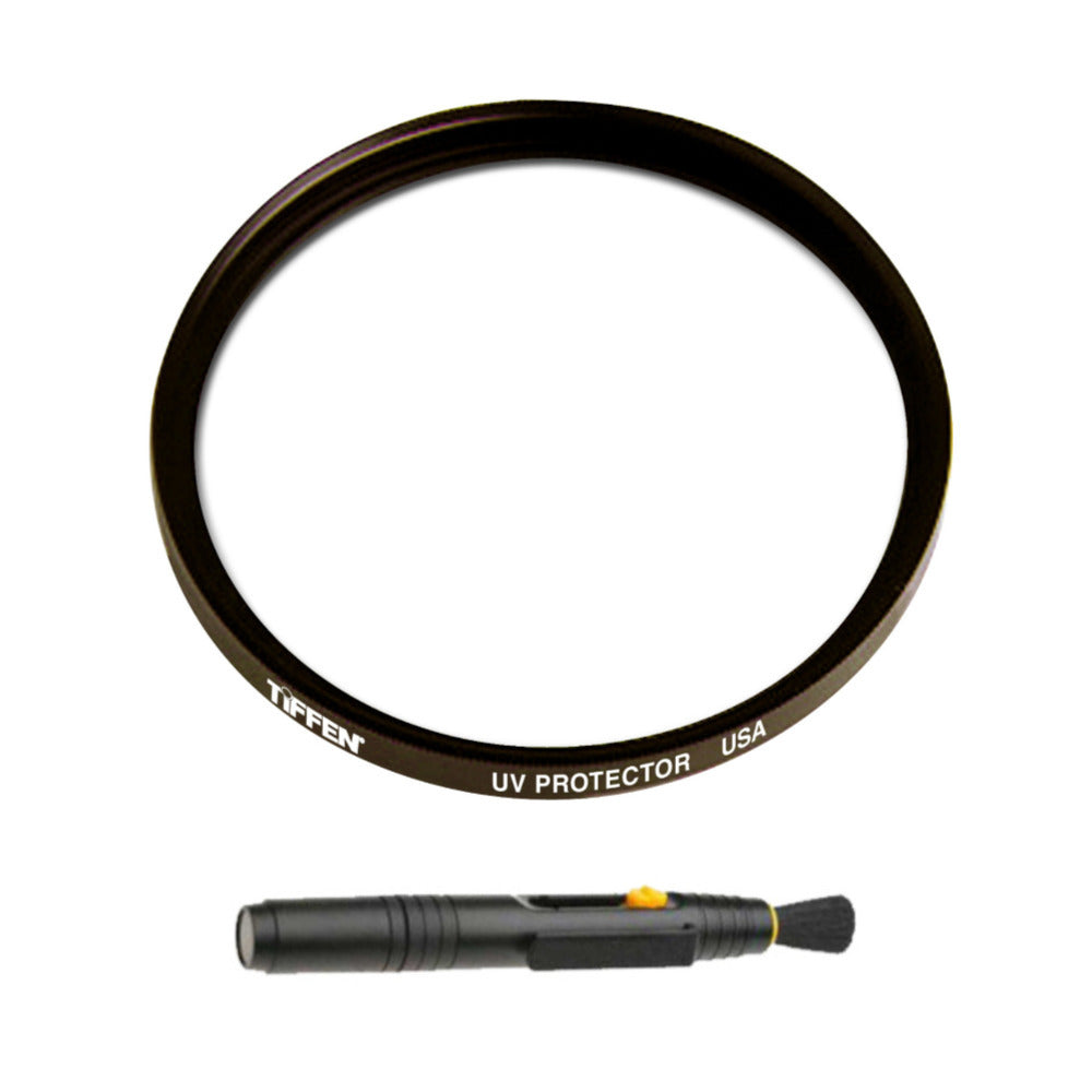 Tiffen 28mm UV Protector Lens Filter with Lens Cleaning Brush Tool Bundle