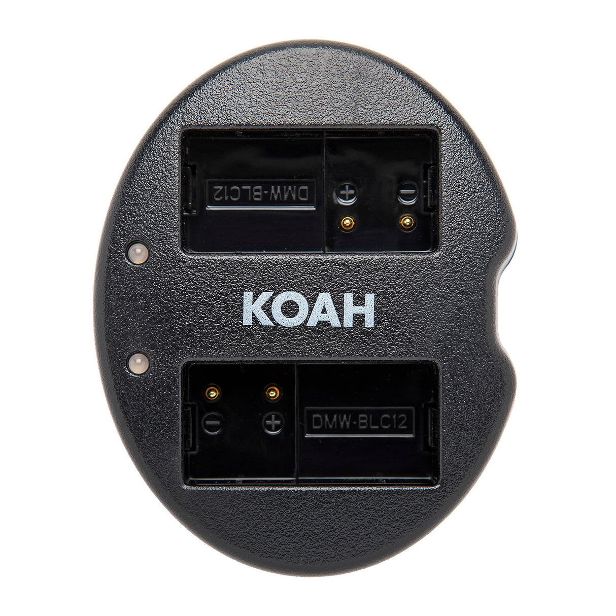 Koah 1600mAh Li-ion Battery for Panasonic DMW-BLC12 (2-pack) with Dual Charger