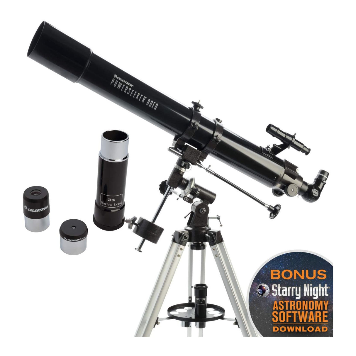 Celestron PowerSeeker 80EQ Telescope