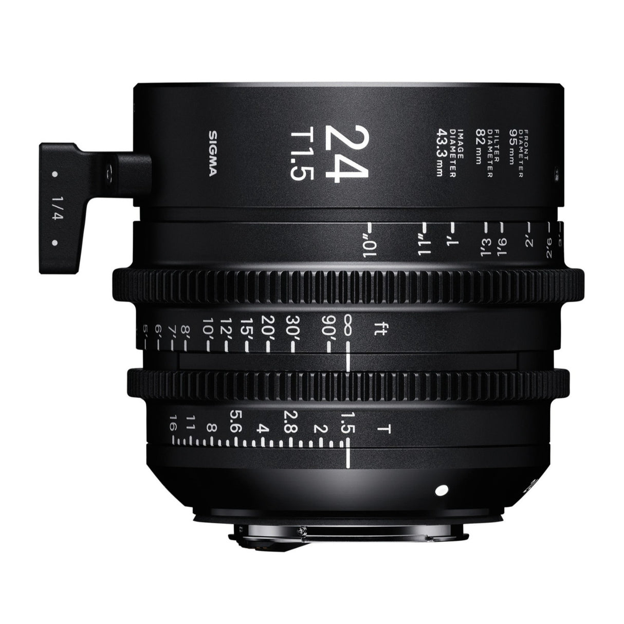 Sigma 24mm T1.5 FF Prime /i Technology-Compatible PL Mount Lens (Meter Markings)