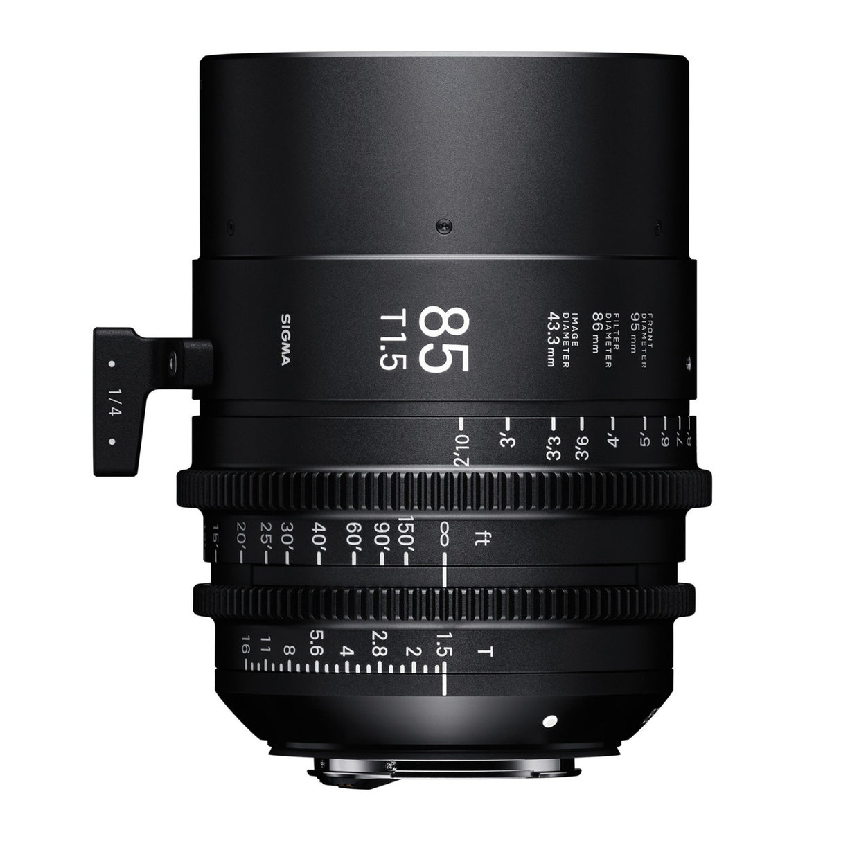 Sigma 85mm T1.5 FF Prime /i Technology-Compatible PL Mount Lens (Meter Markings)