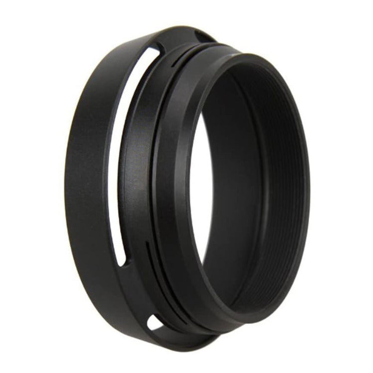 FujiFilm 49mm Filter Adapter Ring and Lens Hood for Fujifilm Cameras (Black)