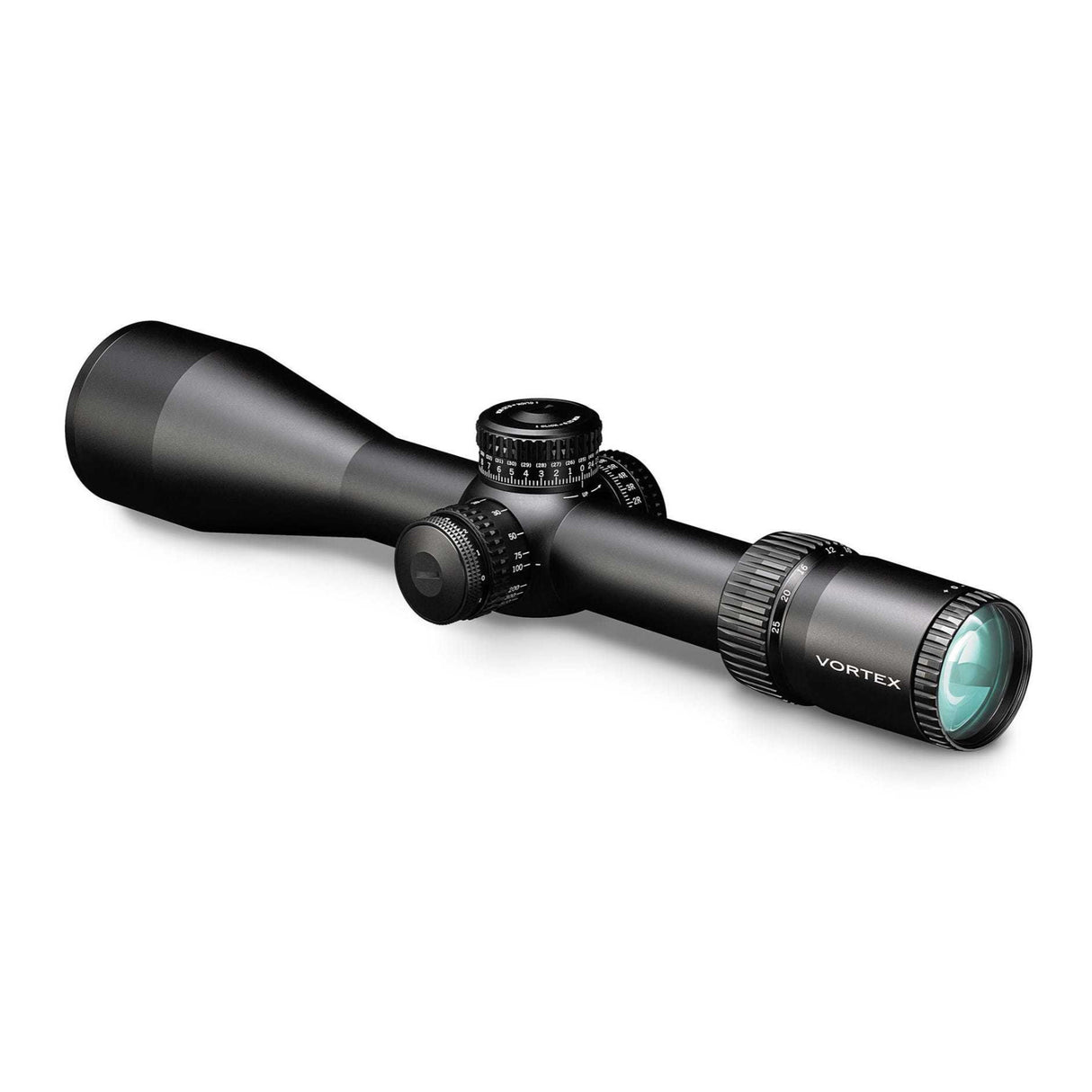 Vortex Strike Eagle 5-25x56 EBR-7C MOA Riflescope with Bubble Level, Case, and Hat
