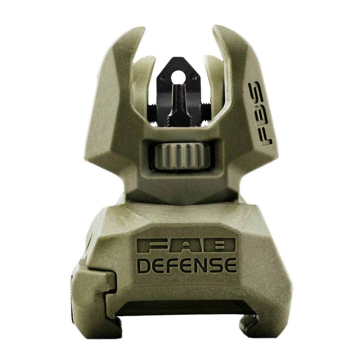 Meprolight FRBS M2D Front and Rear Set of Flip-up Sights with Tritium (2 Rear Dots, OD Green)