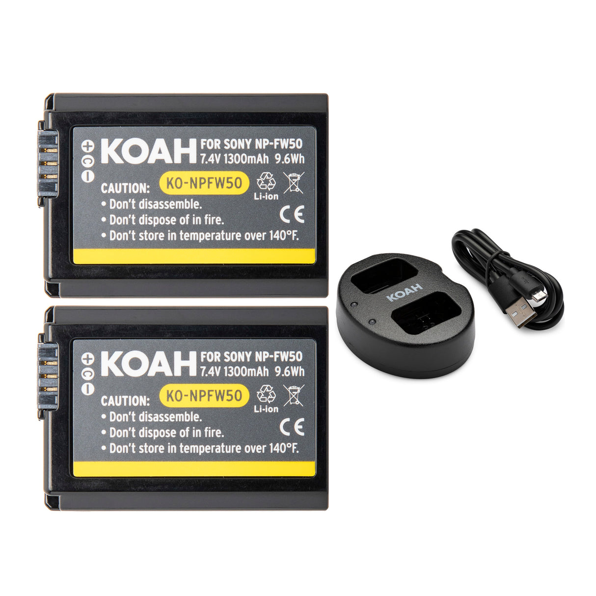 Koah PRO Accessory Kit for Sony Alpha a6000/ a6100/ a6400 Mirrorless Camera