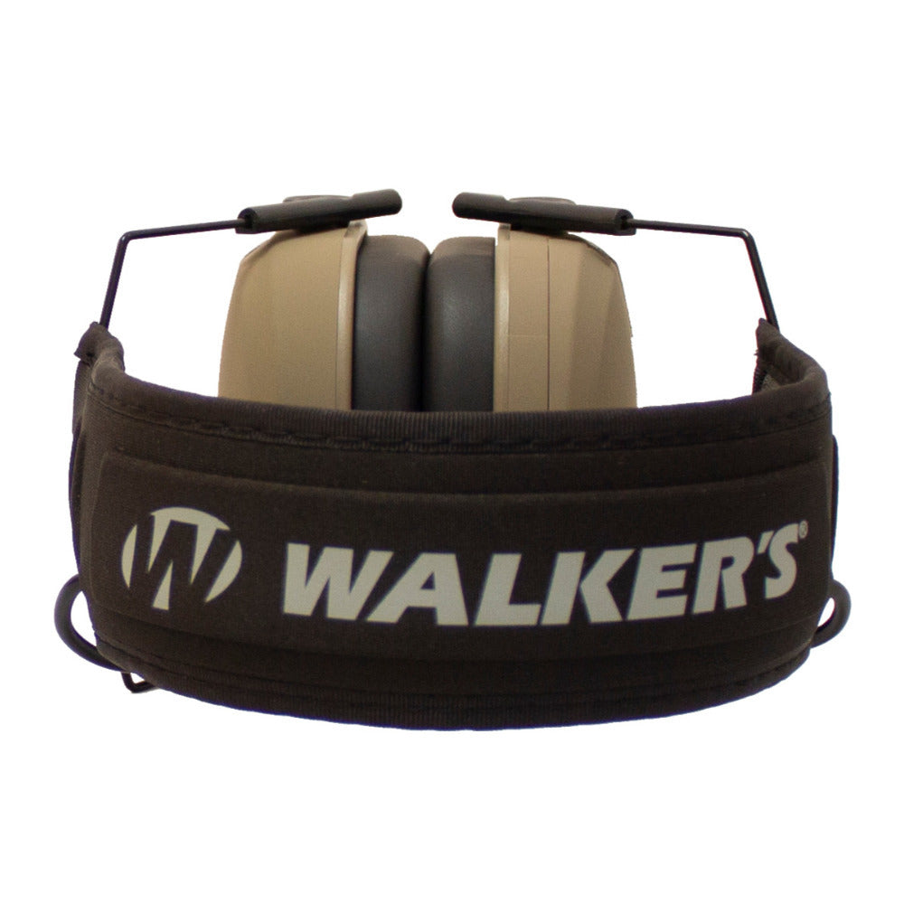 Walker's Razor Slim Electronic Shooting Hearing Protection Muff, Distressed Flag