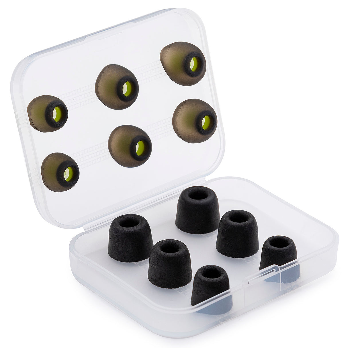 Knox Gear Noise Isolating Memory Foam Tips & Silicone Earbuds (3 Pairs Each)