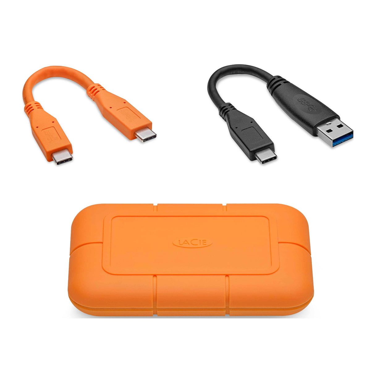 LaCie Rugged SSD 500GB Professional All-Terrain USB 3.1 Type-C External Solid State Drive