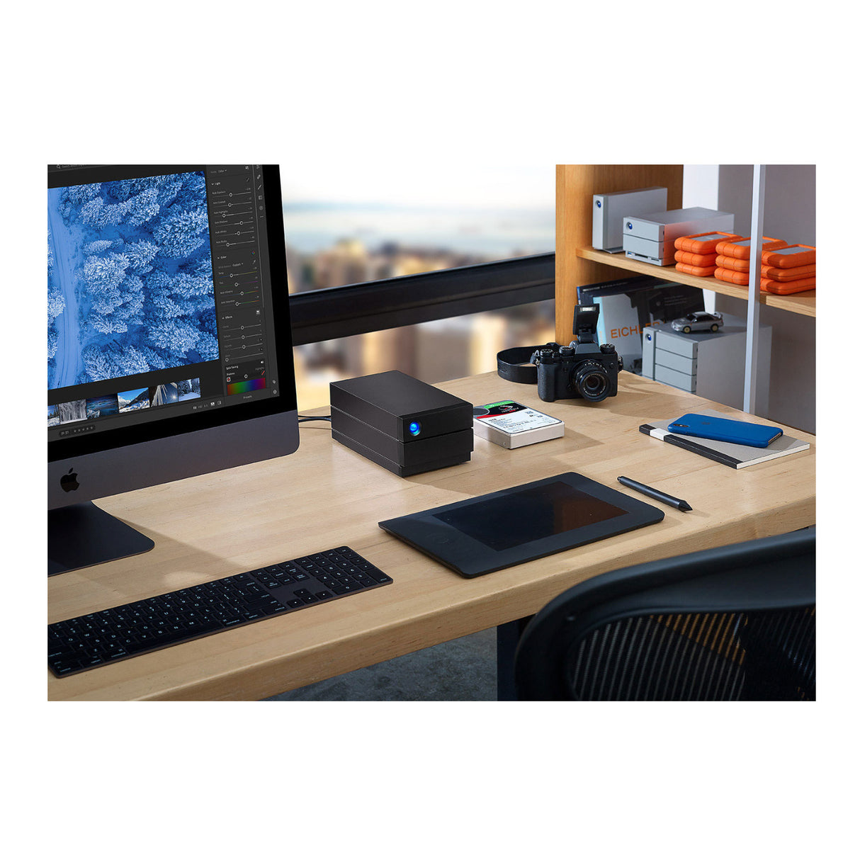 LaCie 2big 28TB USB 3.1 Type-C Professional RAID Desktop Storage (2 x 14TB)