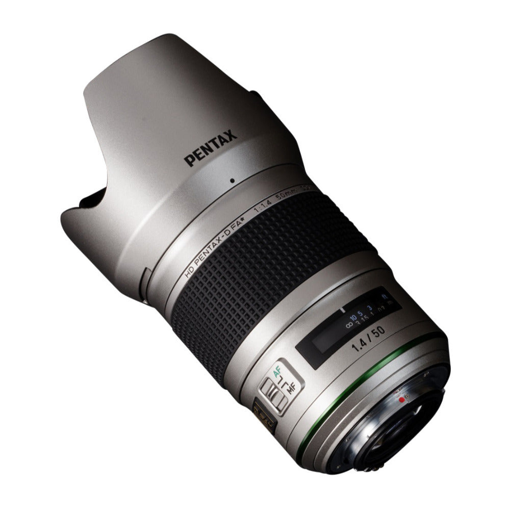 Pentax HD PENTAX-D FA 50mm f/1.4 SDW AW Lens (Silver Edition)