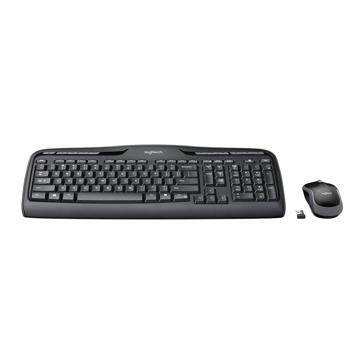 Logitech MK320 Wireless Keyboard and Mouse Bundle with Knox 3.0 4 Port USB Hub