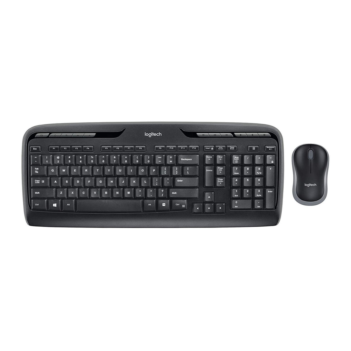 Logitech MK320 Wireless Keyboard and Mouse Bundle with Knox 3.0 4 Port USB Hub