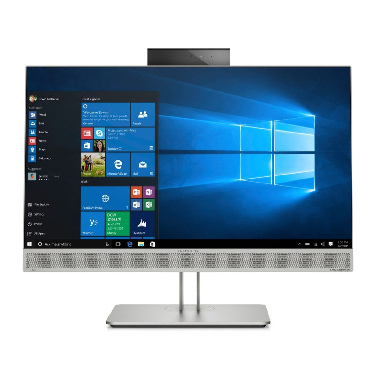 HP EliteOne 800 G5 Business All-in-One PC Intel i7-9700 8GB 256GB SSD 23.8-Inch Full HD WLED Win 10 Pro