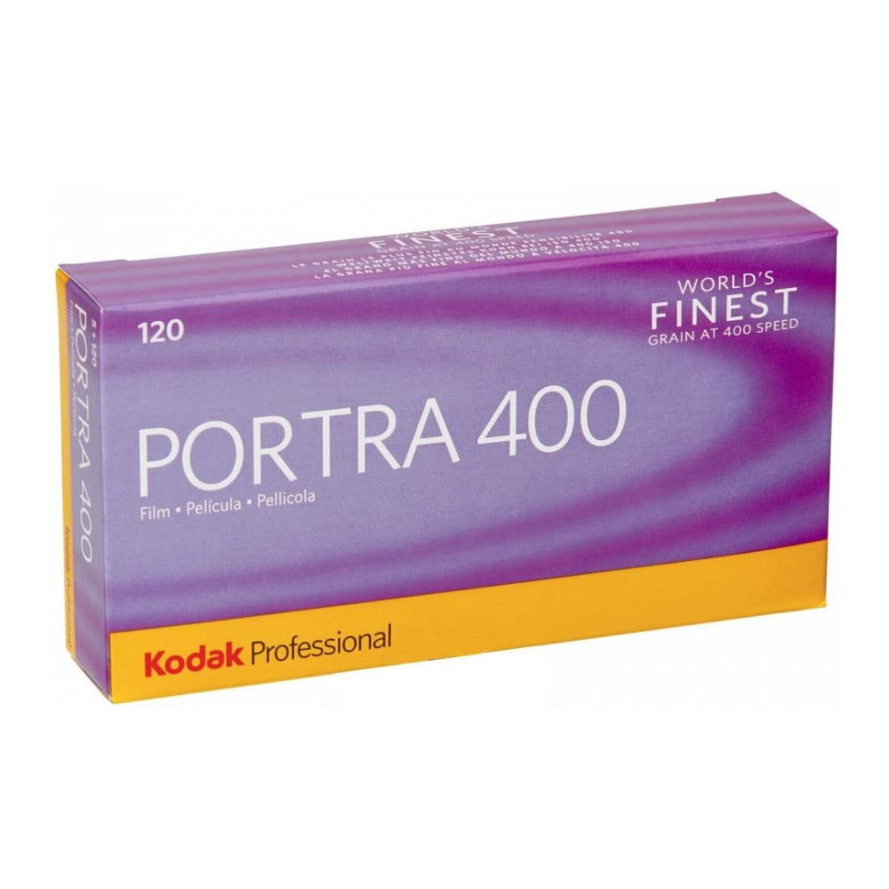 Kodak Professional Portra 400 Color Negative Film (120 Roll Film, 5-Pack)