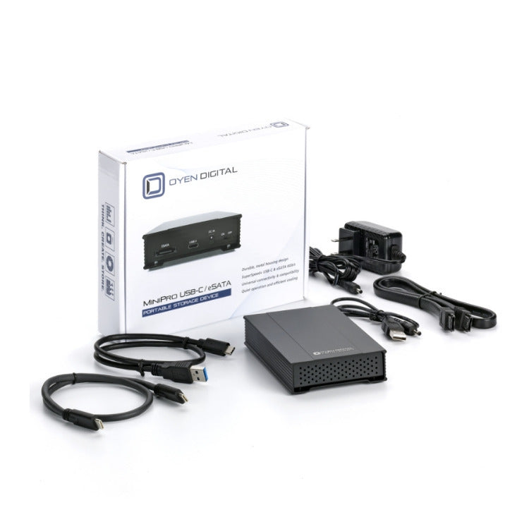 Oyen Digital MiniPro eSATA+USB 3.1 Portable 4TB 5400RPM HDD