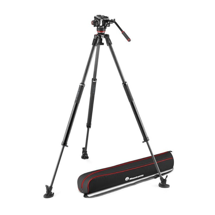 Manfrotto 504X Fluid Video Head with 635 FAST Single Carbon Leg