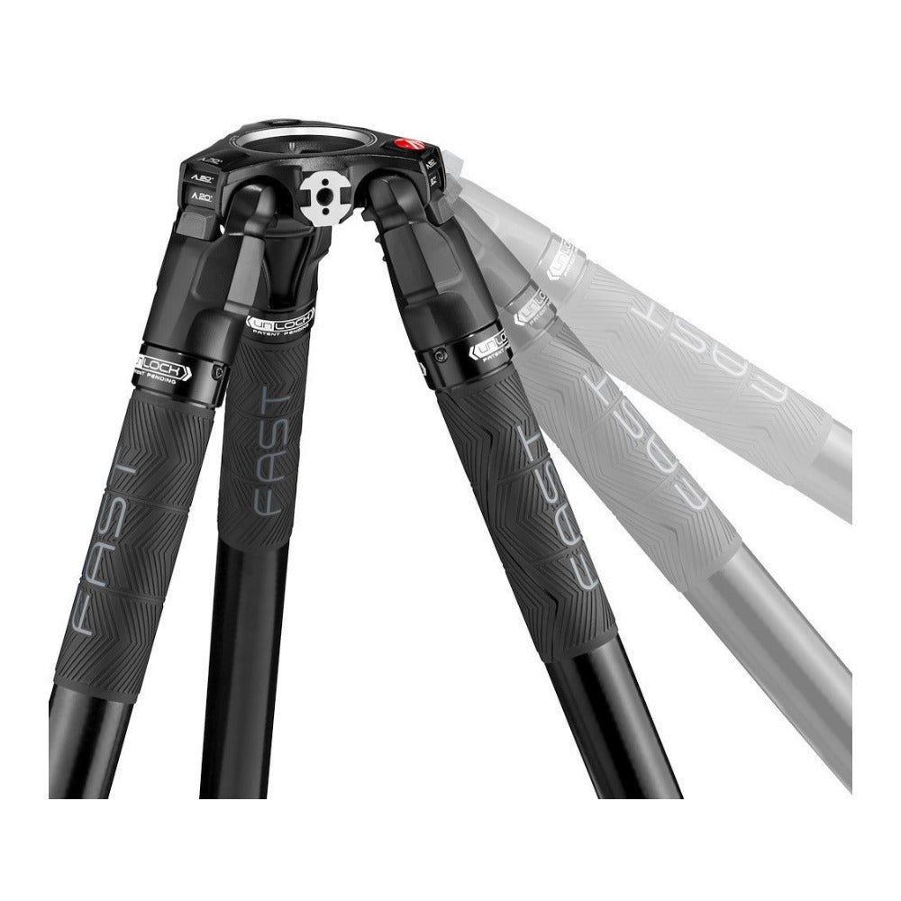 Manfrotto 504X Fluid Video Head with 635 FAST Single Carbon Leg