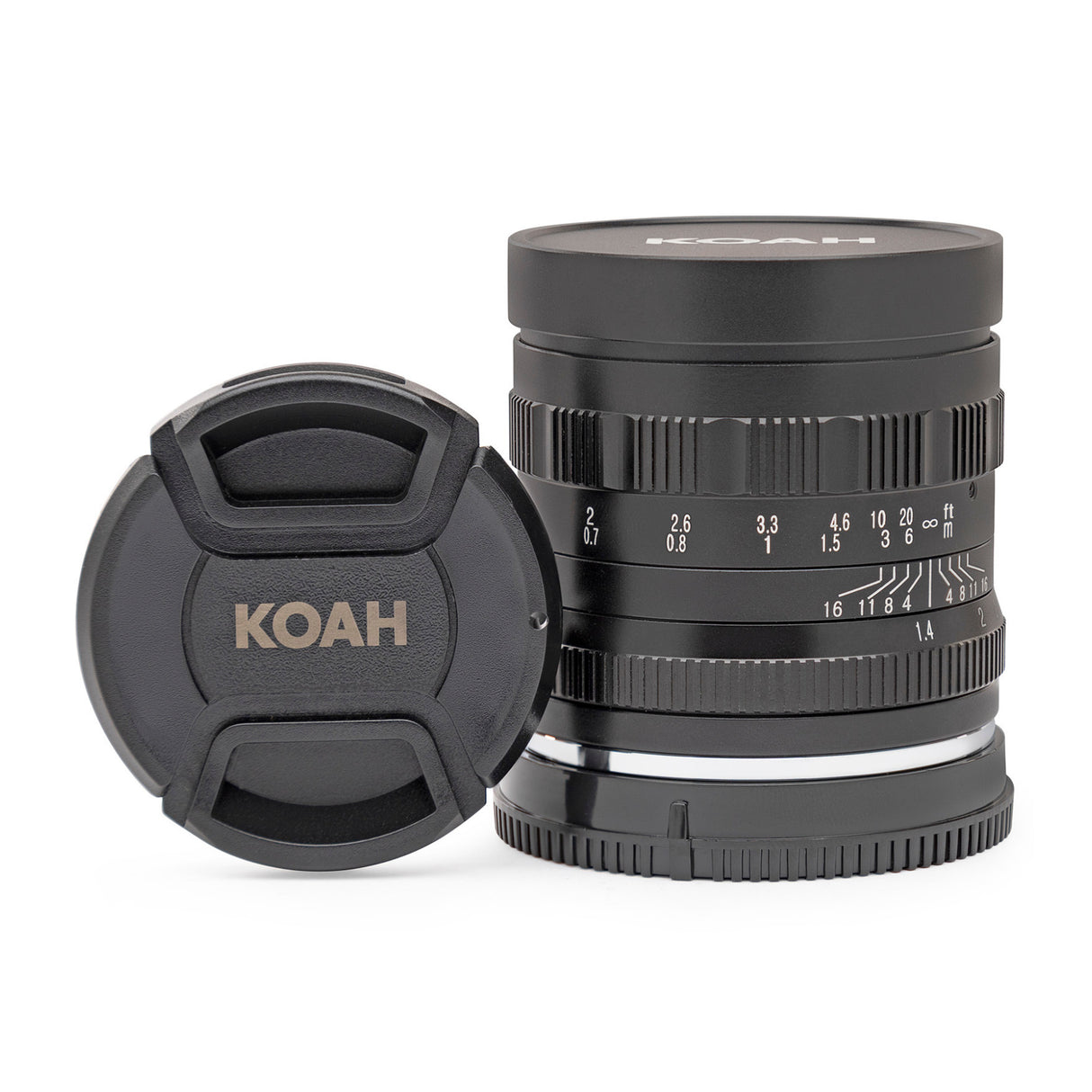 Koah Artisans Series 50mm f/1.4 Large Aperture Manual Focus Lens for Fujifilm FX (Black)