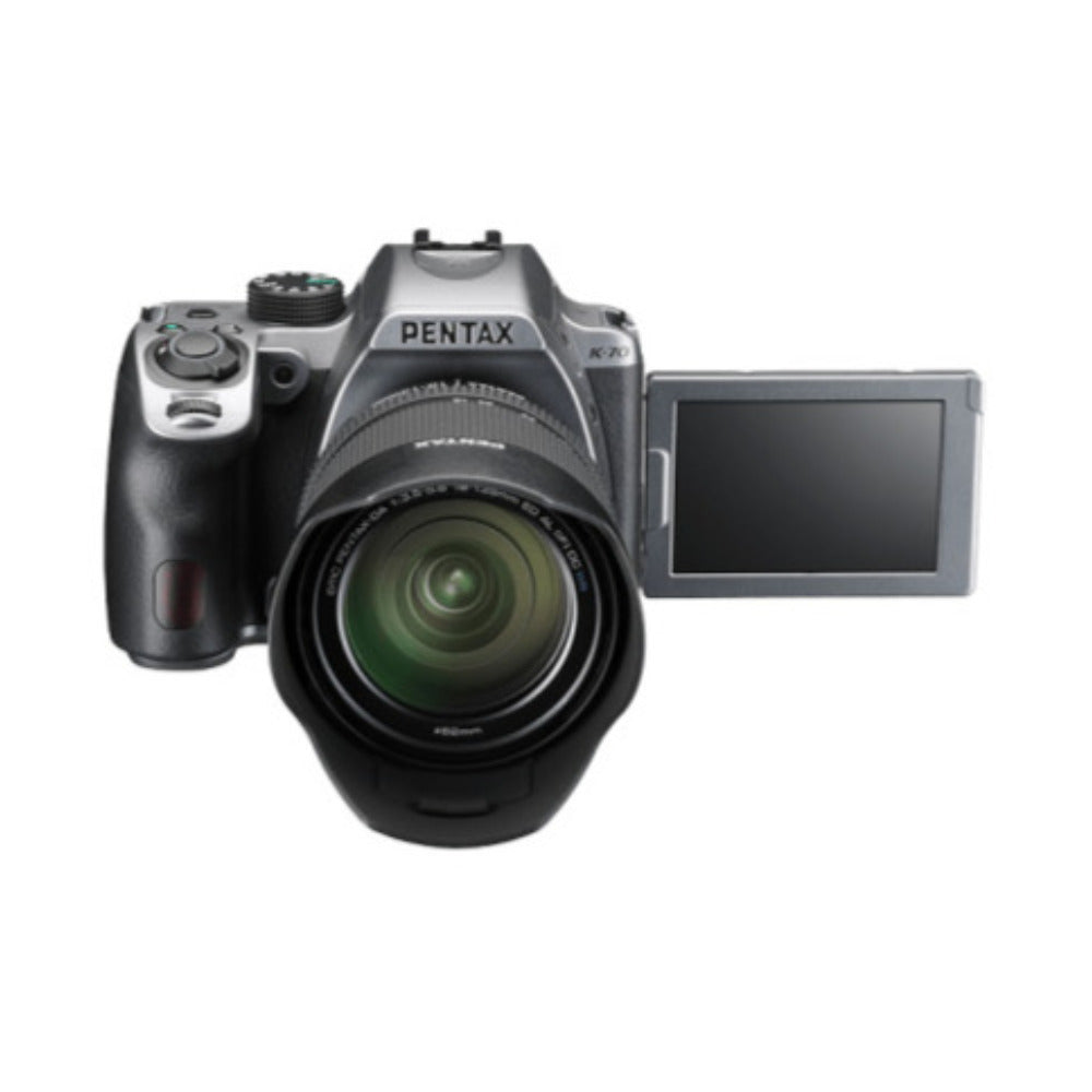 Pentax K-70 DSLR Camera (Body Only, Silver)