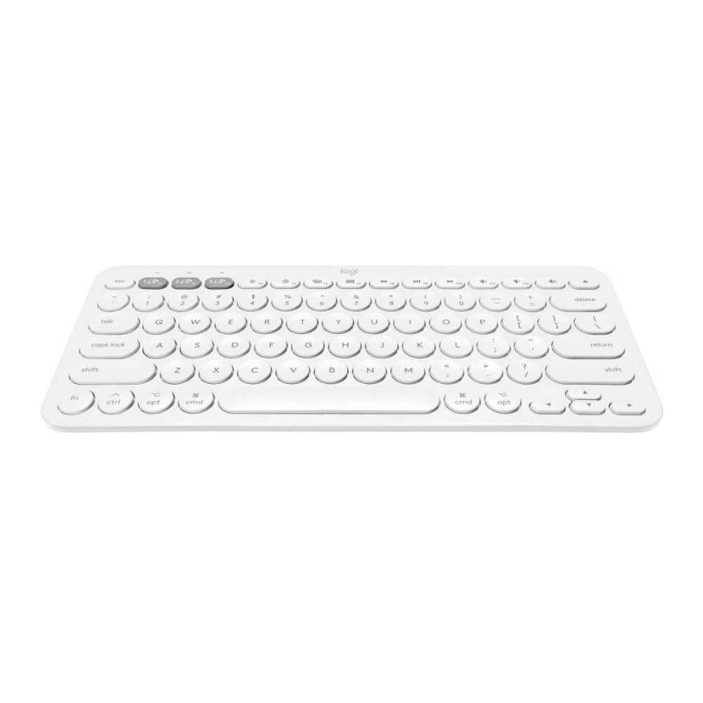 Logitech K380 Multi-Device Wireless Bluetooth Keyboard for Mac (Off-White)