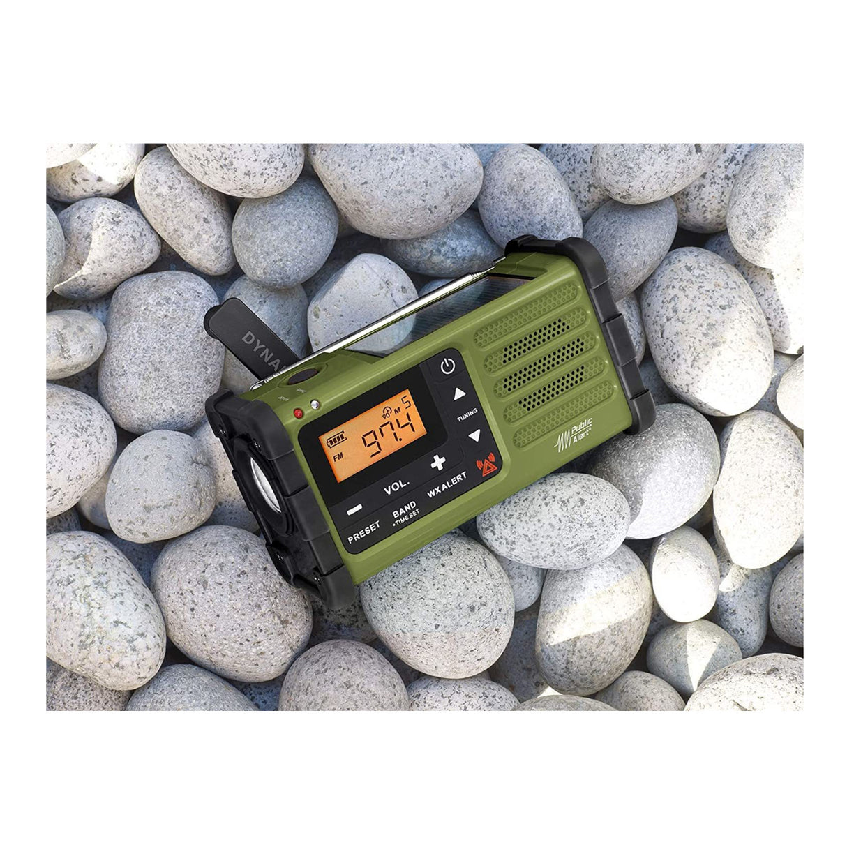 Sangean SG-112 AM/FM Multi-Powered Weather Emergency Radio (Green)