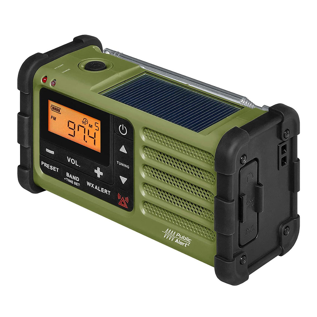Sangean SG-112 AM/FM Multi-Powered Weather Emergency Radio (Green)