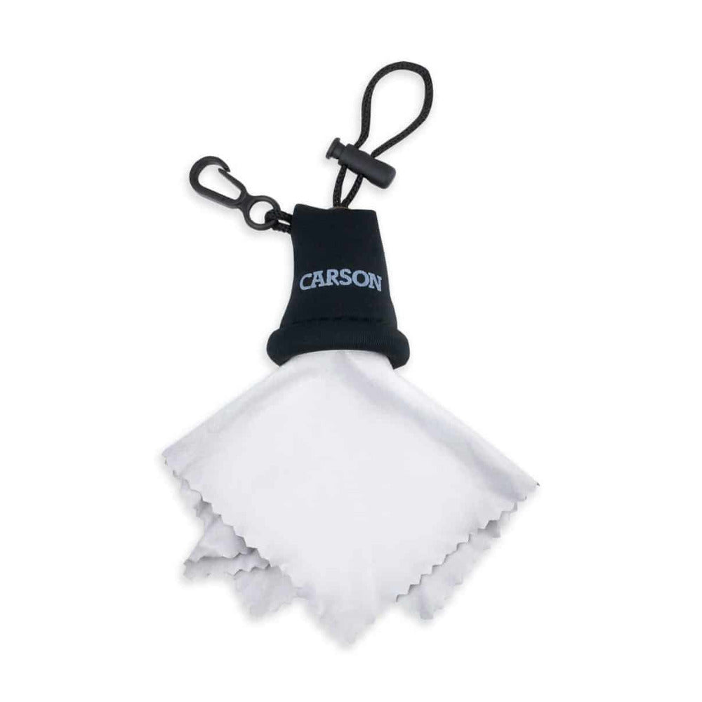 Carson Stuff-It Microfiber Cloth with Drawstring (Black)