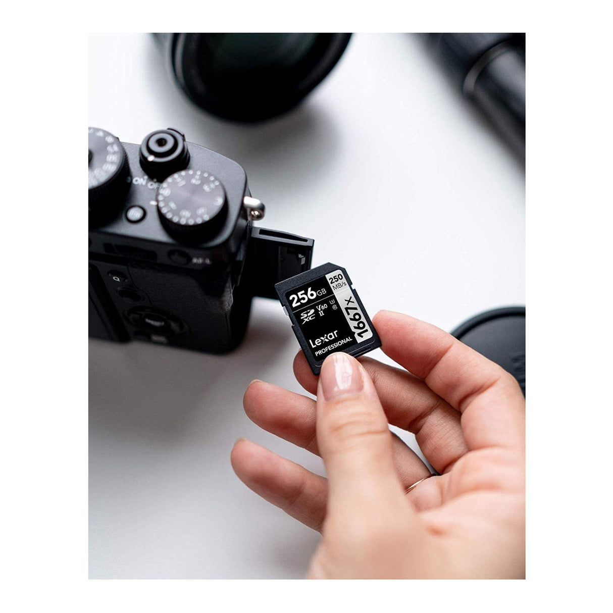 Lexar Professional 256GB 1667x UHS-II SDXC Memory Card