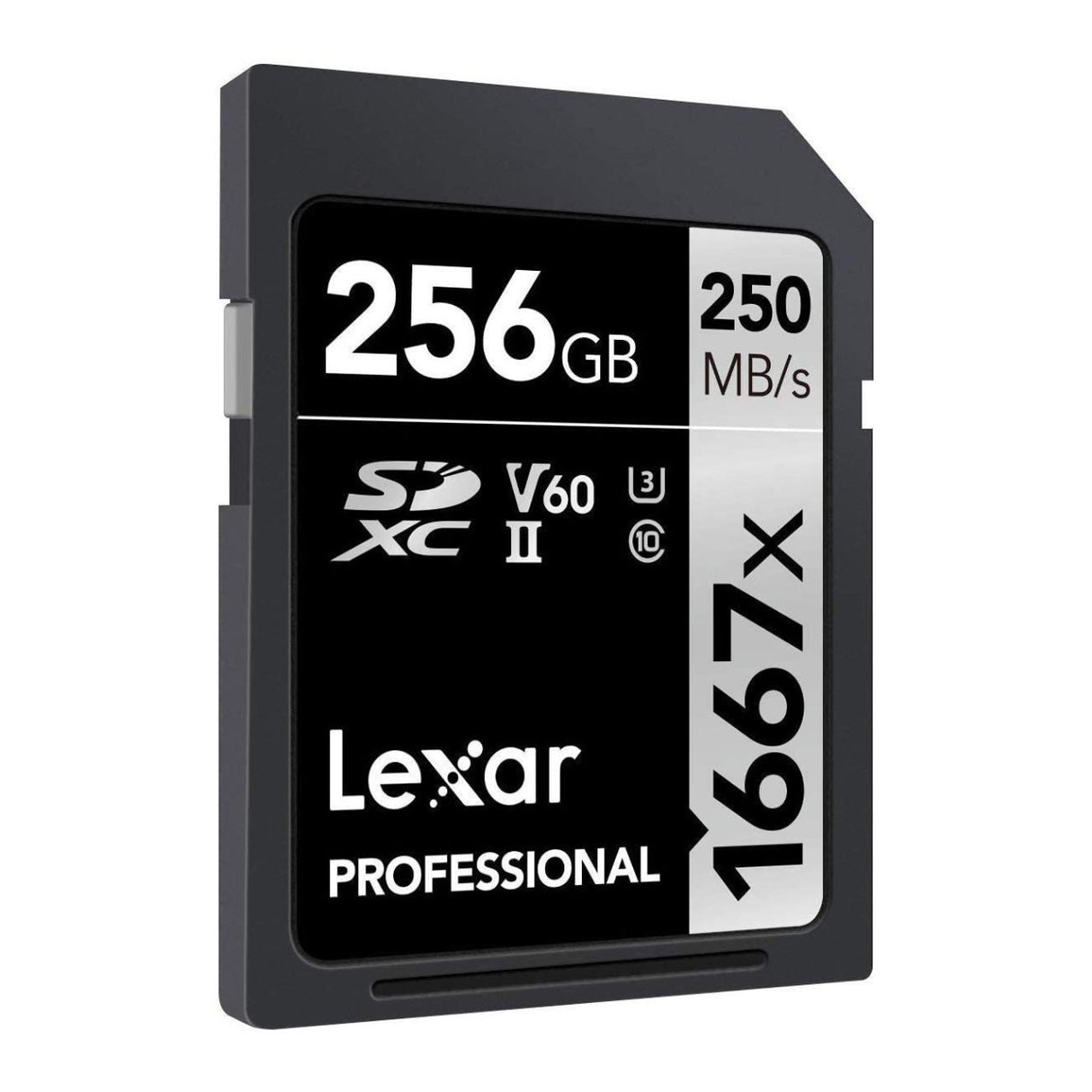Lexar Professional 256GB 1667x UHS-II SDXC Memory Card