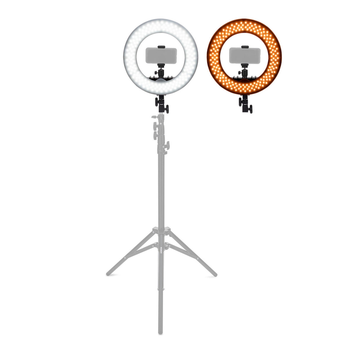 Koah SOL SPHERE 13" 42W Ring Light Kit with Carrying Bag and Smartphone Holder