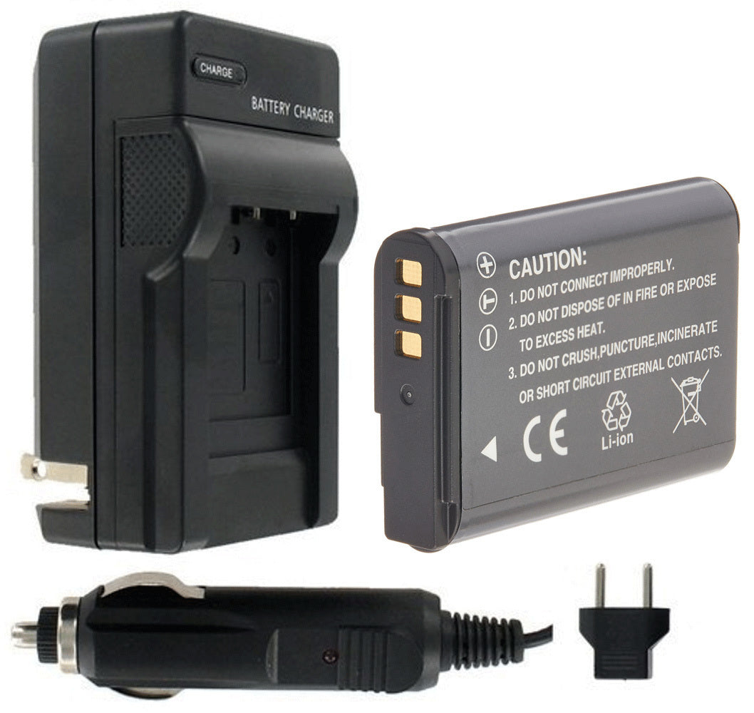 Focus Replacement Rechargeable Lithium-Ion Battery and Charger for Nikon EN-EL23