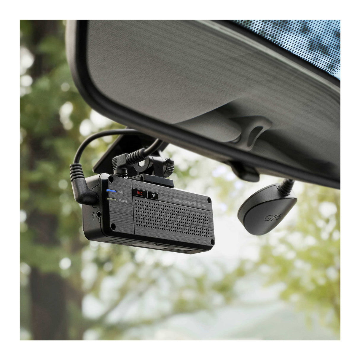 Thinkware F200 PRO Full HD 1080p 2-Channel Front and Rear Dash Cam Bundle (Black)