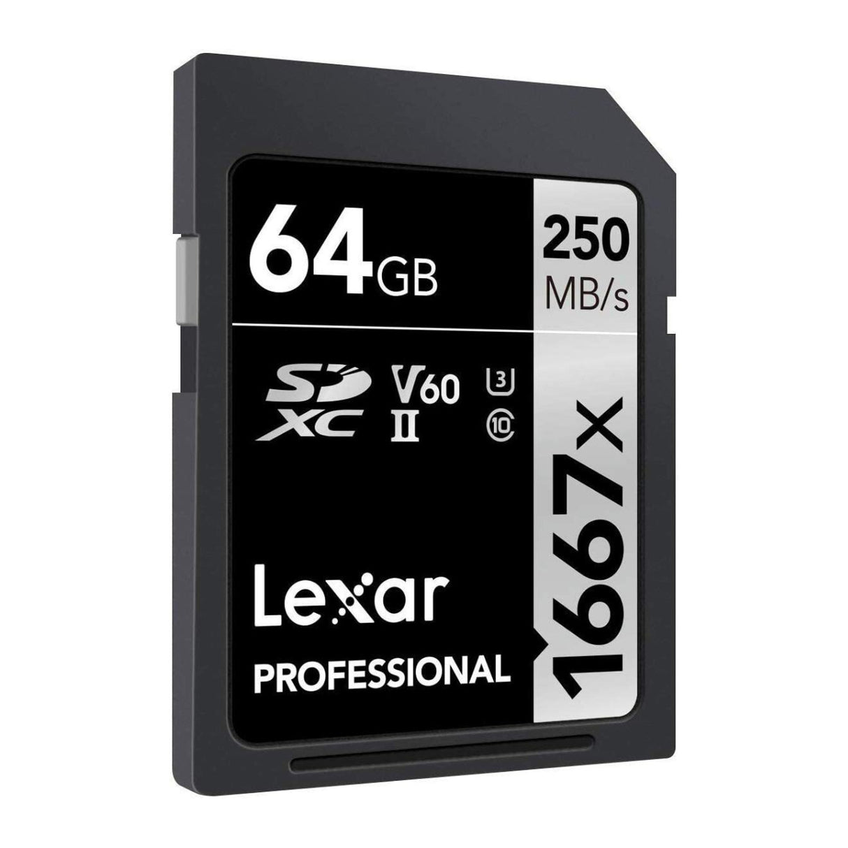 Lexar Professional 64GB 1667x UHS-II SDXC Memory Card