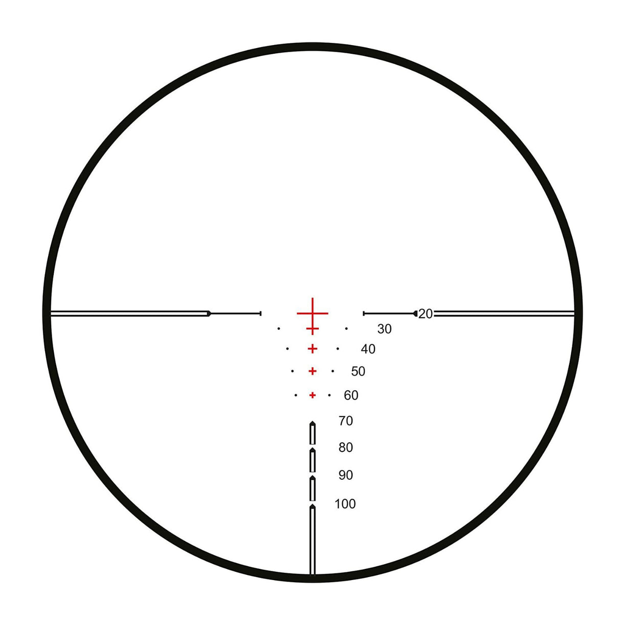 Hawke Sport Optics 1-5x24 Vari-Speed Crossbow Scope with XB30 SR Illuminated Reticle