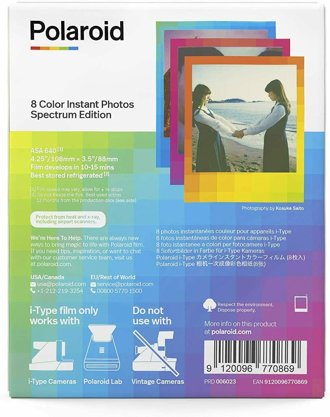 Polaroid Originals Spectrum Edition i-Type Instant Color Film (8 Exposures)