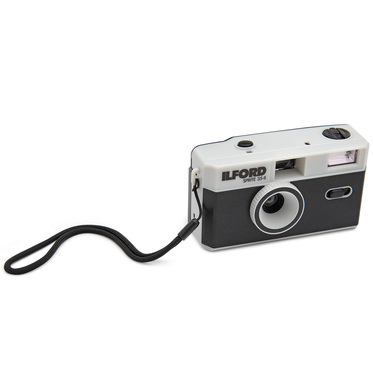 Ilford Sprite 35-II Reusable/Reloadable 35mm Analog Film Camera (Black & Silver)