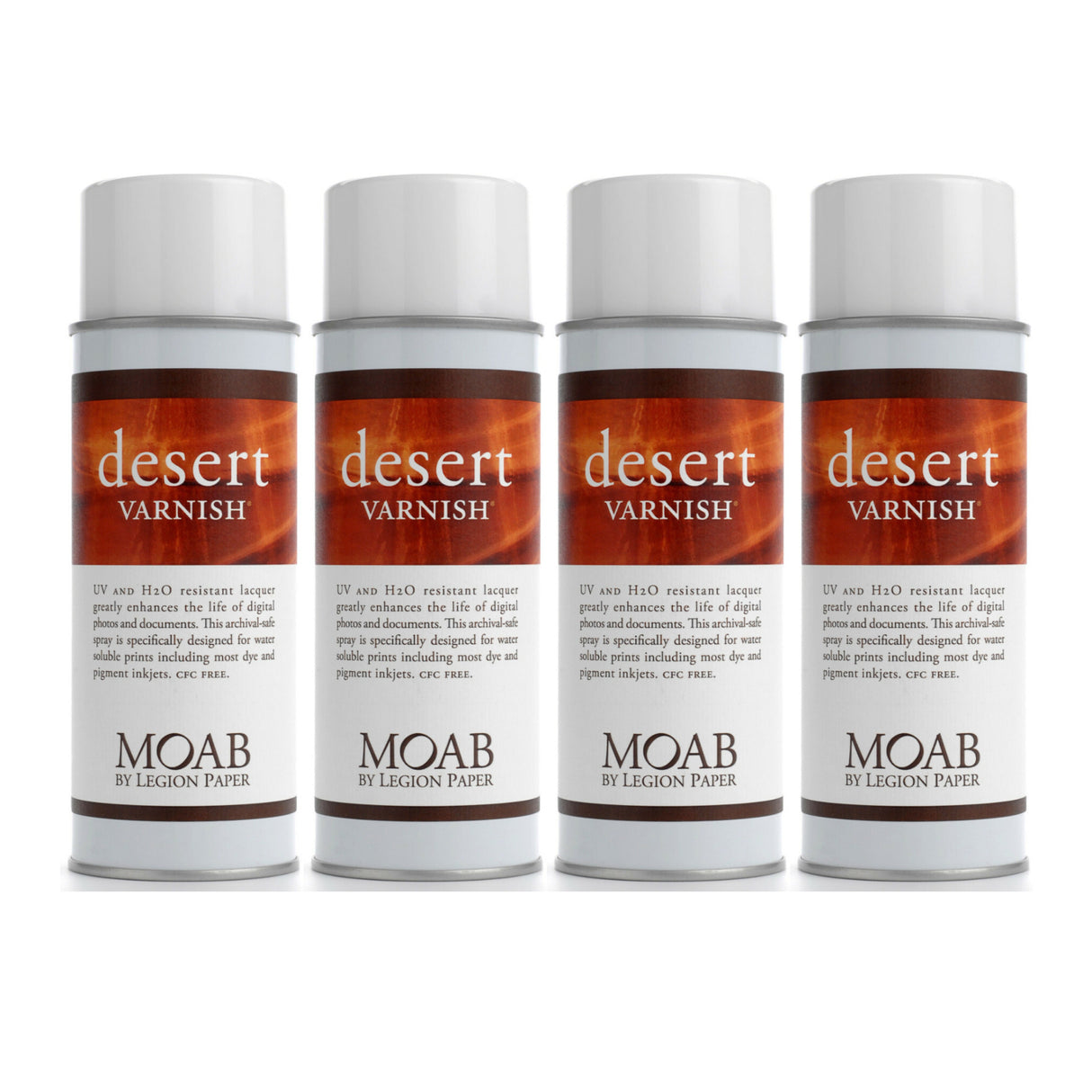 Moab Desert Varnish Spray (400ml, 4-Pack)