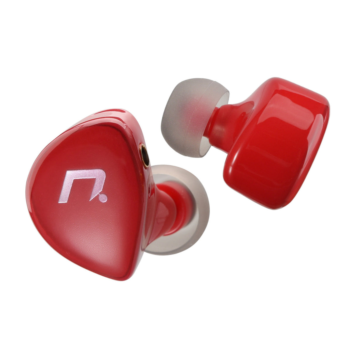 NXEars Sonata High-Performance AGL IEM Earphones with Silver Plated MMCX Cable (Red)