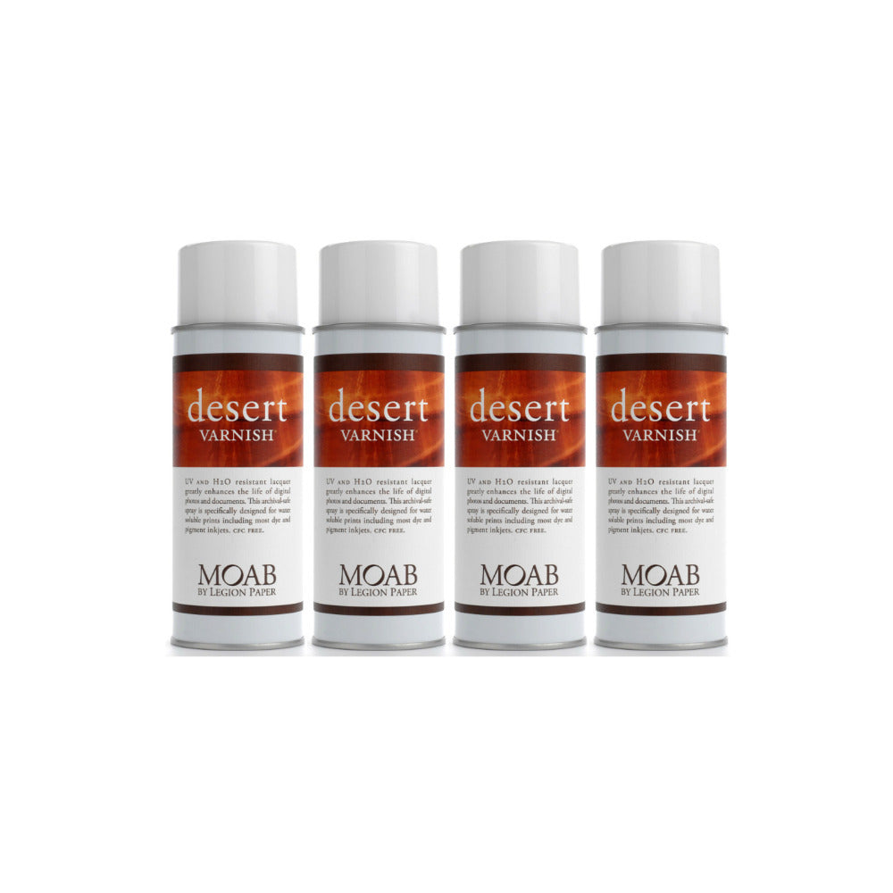 Moab Desert Varnish Spray (400ml, 4-Pack)