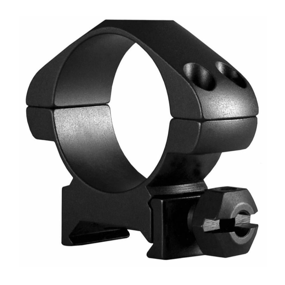 Hawke Sport Optics Precision Steel Weaver Ring Mounts (30mm, Steel, Medium, 2-Pack, Matte Black)