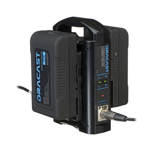 Dracast Pro Series Bi-Color 4-Light ENG Kit with V-Mount Battery Plates