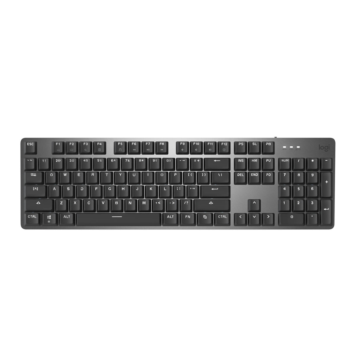 Logitech K845ch Mechanical Illuminated Corded Aluminum Keyboard with Cherry Red Switches
