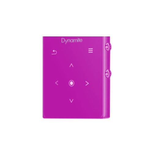 SAMVIX Dynamite Kosher MP3 Player 8GB with Bluetooth, Touch, and Voice Recording (Pink)