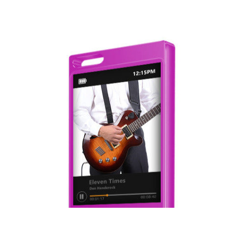 SAMVIX Dynamite Kosher MP3 Player 8GB with Bluetooth, Touch, and Voice Recording (Pink)