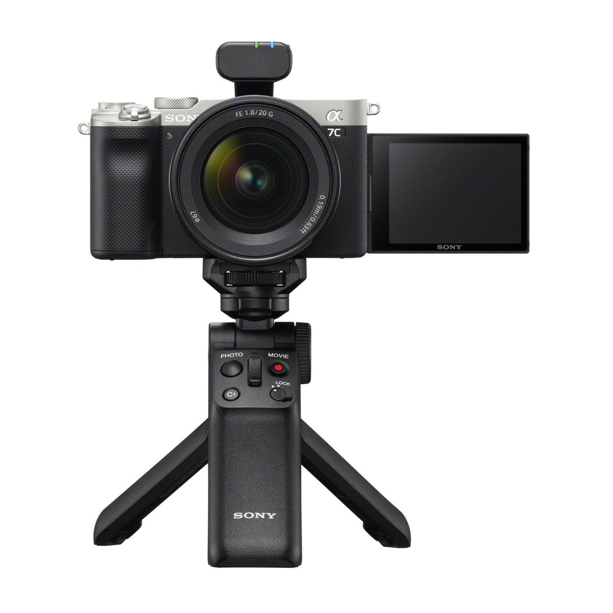 Sony ECM-W2BT Digital Bluetooth Wireless Microphone with ECM-LV1 Lav Mic Bundle